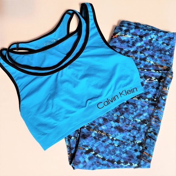 Calvin Klein Pants - Calvin Klein Sports Bra and Ikonik Capri Pants XL
